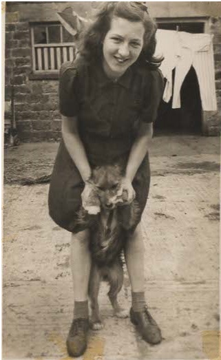 Lorna Graham nee Bosomworth at West Moor Farm Finghall