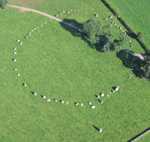 Long Meg and her Daughters stone circle