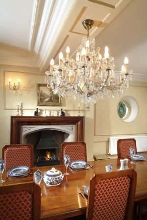 Dining room at The Burrells