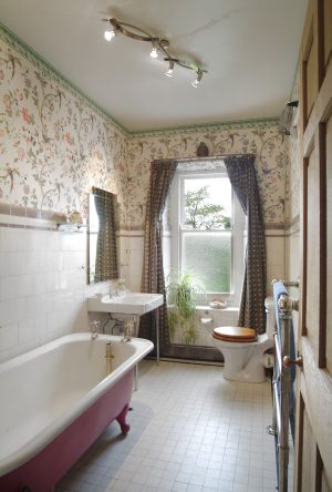 One of five bathrooms at The Burrells